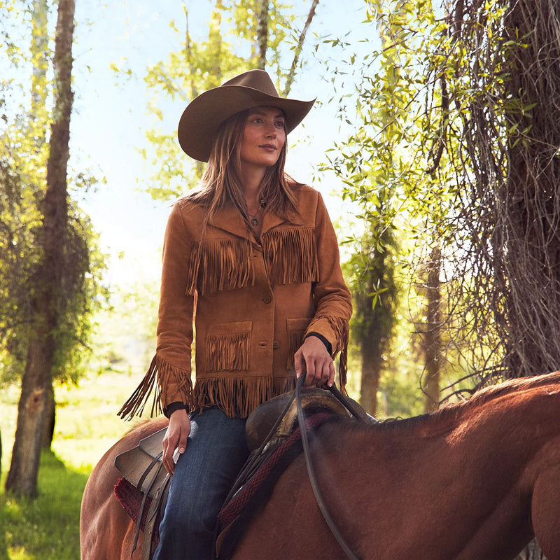 Stetson Acoustic Pinch Front 6X Fur Felt Hat in Driftwood