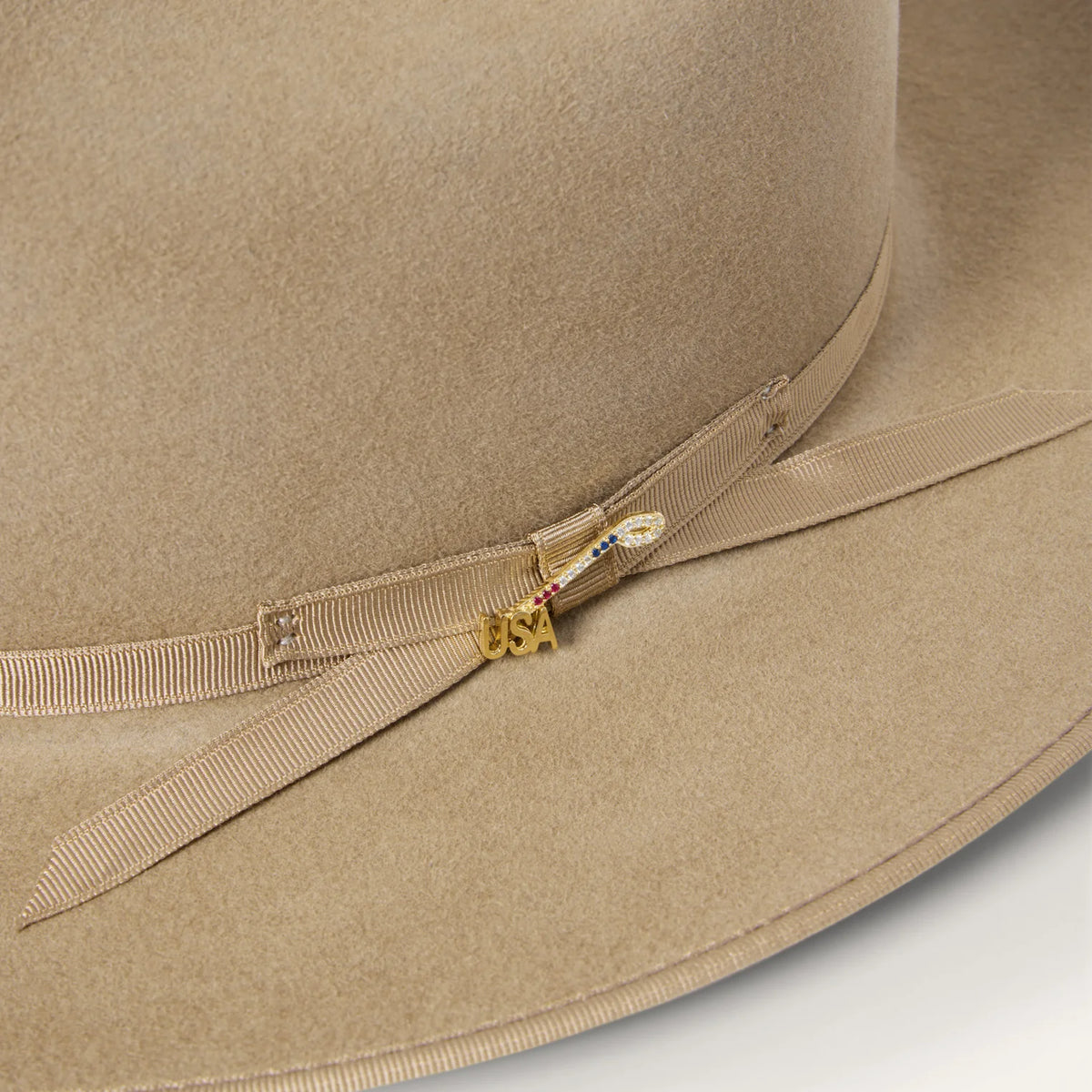 Stetson Open Road 6X USA 250th Edition Fur Felt Hat in Fawn