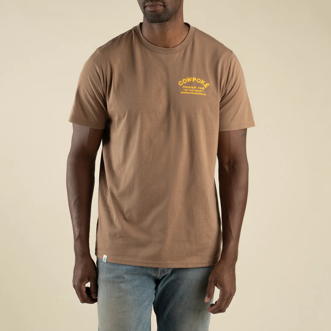 Sendero Provisions Co. Cowpoke T-Shirt in Light Brown