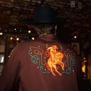 Sendero Provisions Co. Men's L/S Show Pony Embroidered Pearl Snap