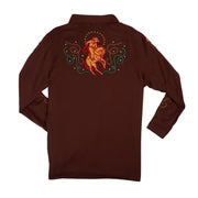 Sendero Provisions Co. Men's L/S Show Pony Embroidered Pearl Snap