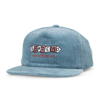 Sendero Provisions Co. "County Fair" Corduroy Snapback Hat in Blue