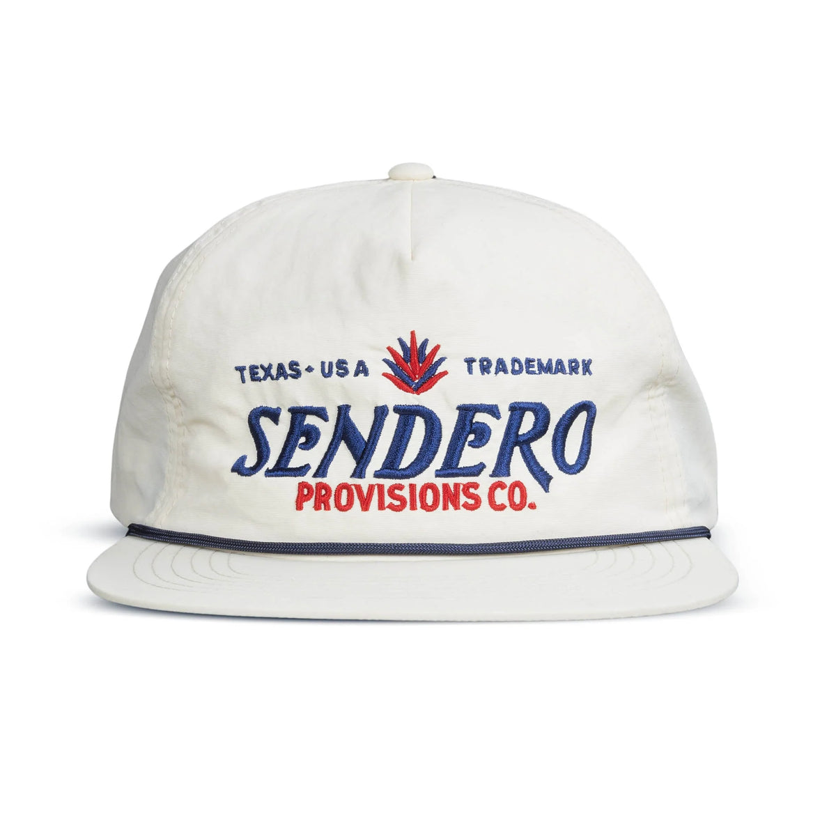 Sendero Provisions Co. Logo Snapback Hat in Red, White, & Blue