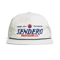 Sendero Provisions Co. Logo Snapback Hat in Red, White, & Blue