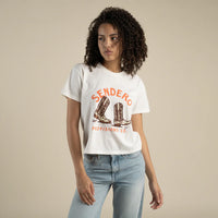 Sendero Provisions Co. Women's High Stepper Boxy Tee in Vintage White