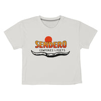 Sendero Provisions Co. Women's Cowpokes and Poets Boxy Tee in Vintage White