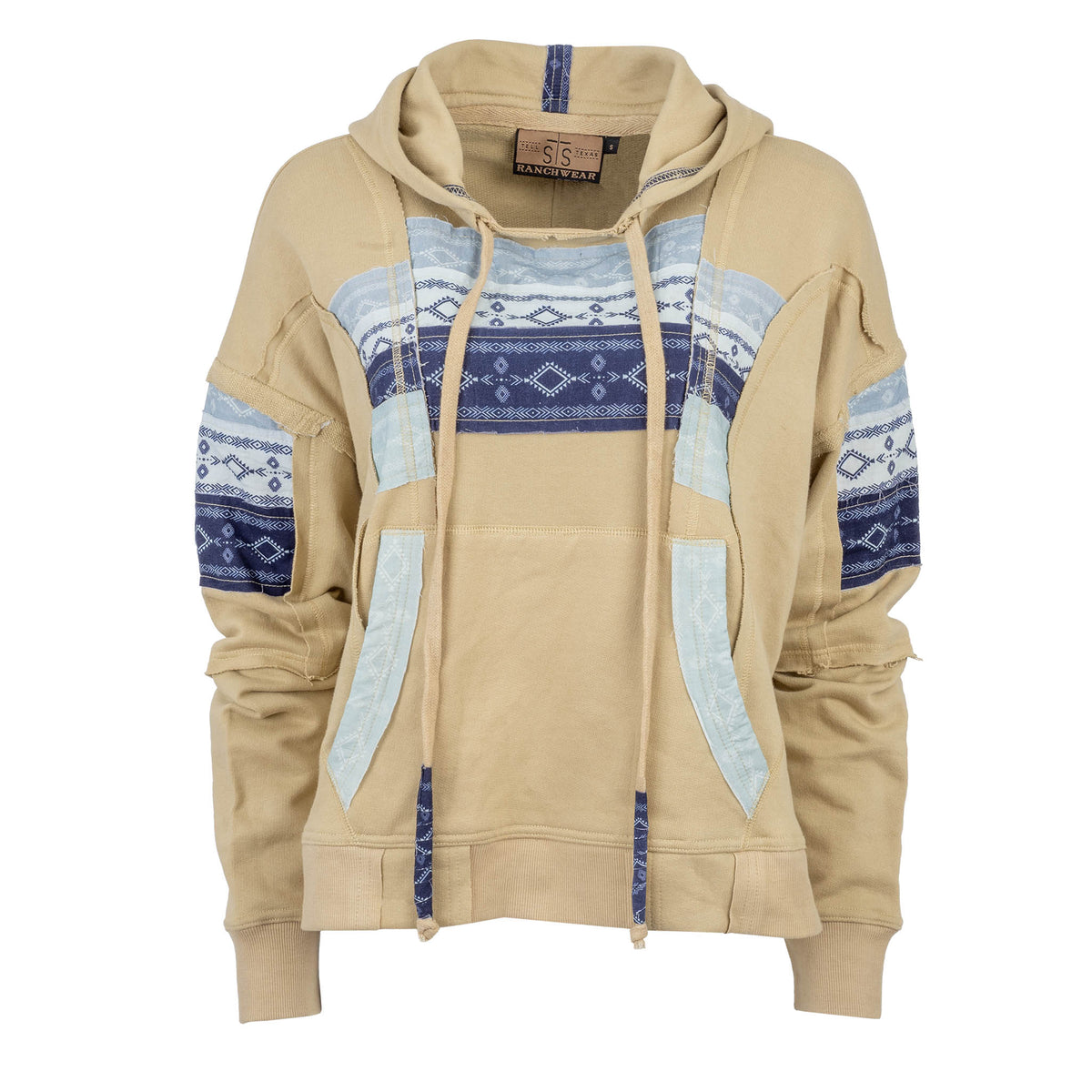 STS Ranchwear Women's Poppy Pullover Hoodie in Beige