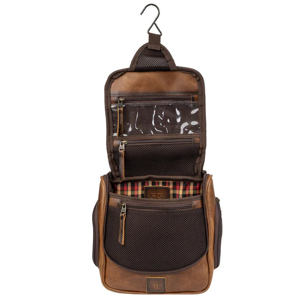 STS Ranchwear Tucson Hanging Leather Shave Kit