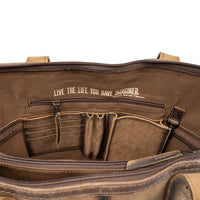 STS Ranchwear Cowhide Laptop Shopper