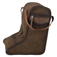 STS Ranchwear Cowhide Canvas Boot Bag