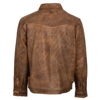 STS Ranchwear Men's Rifleman Leather Jacket in Chestnut