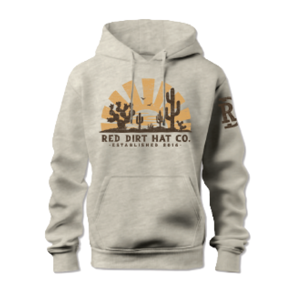 Red Dirt Hat Co. Daybreak Hoodie in Oatmeal Heather