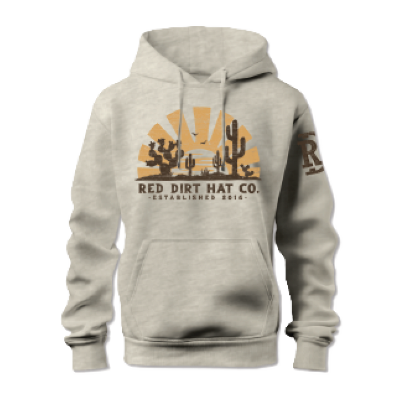 Red Dirt Hat Co. Daybreak Hoodie in Oatmeal Heather