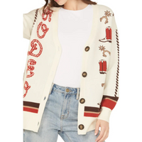 Cruel Women's Rodeo Cardigan in Cream