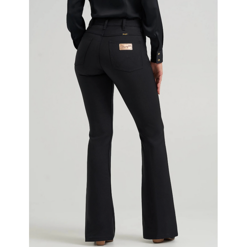 Wrangler x Lainey Wilson Wrancher Flare Pant in Black