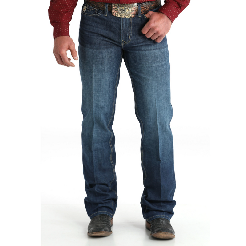 Cinch Men's Grant Relaxed Fit Bootcut Jean in Dark Wash