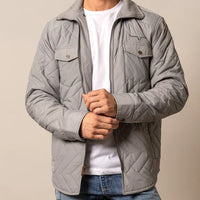 Kimes Ranch Men's Skink Quilted Jacket in Grey