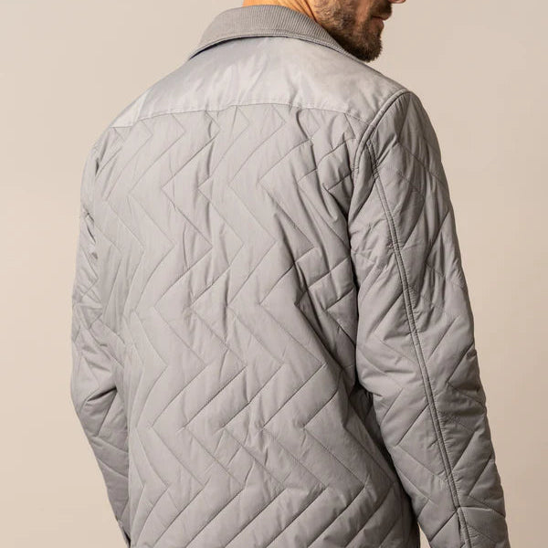 Kimes Ranch Men's Skink Quilted Jacket in Grey