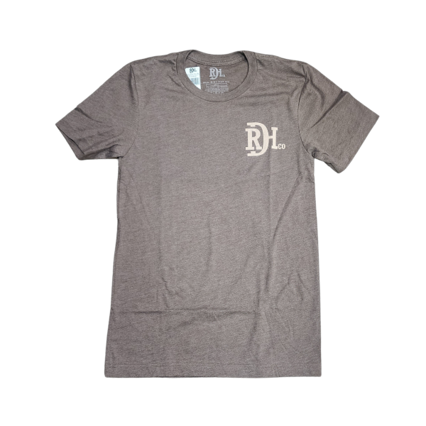Red Dirt Hat Co. "Home On The Range" T-Shirt in Heather Brown