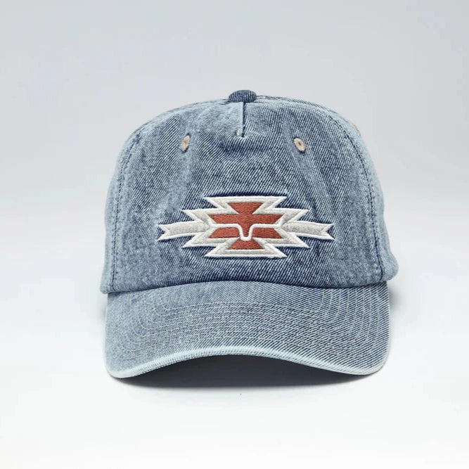 Kimes Ranch Durango Dad Hat in Indigo Denim