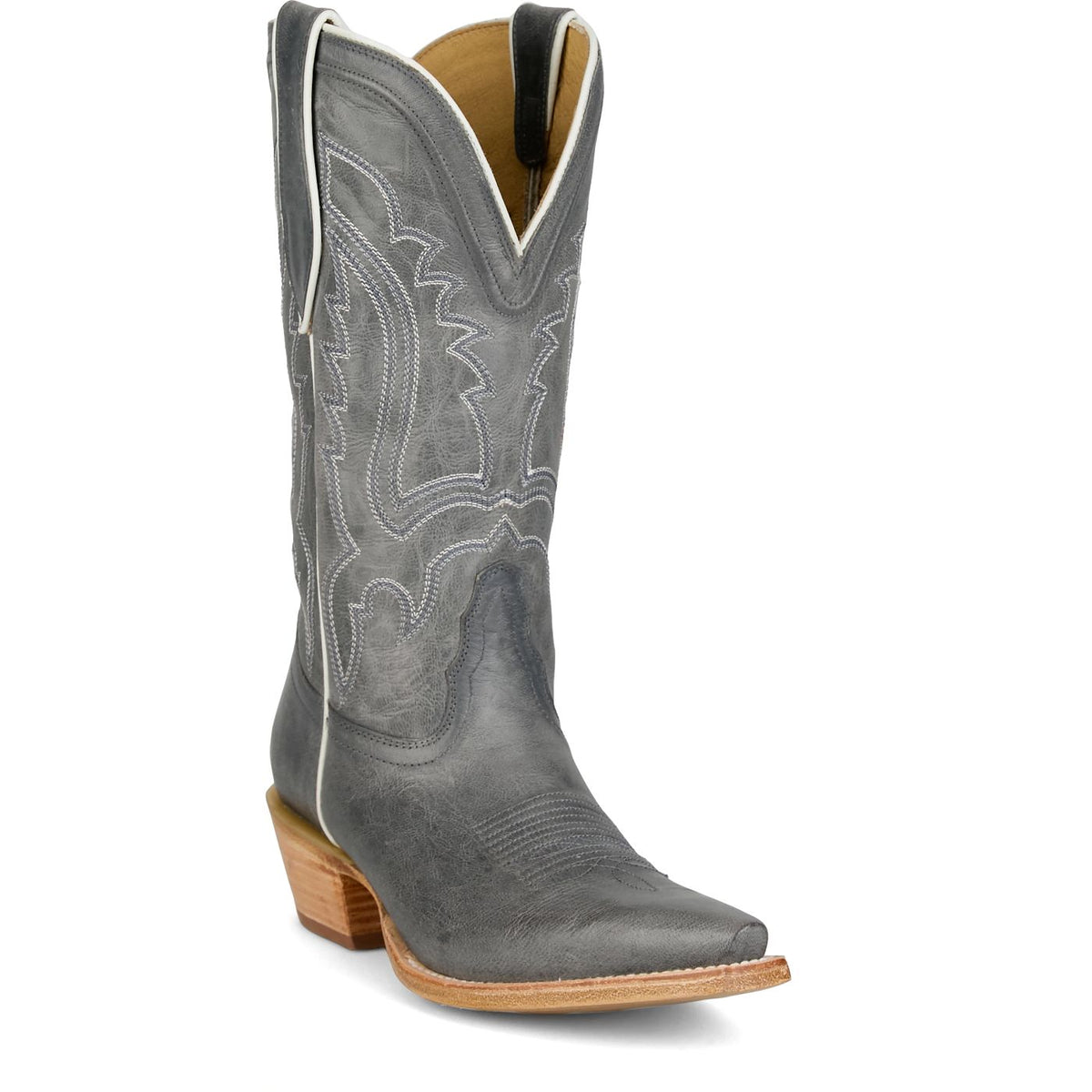 Tony Lama Women's Val 12" Western Boot in Graphite Goat