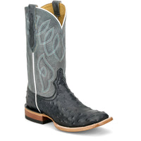 Tony Lama Women's Cheyenne Ostrich Western Boot in Grey