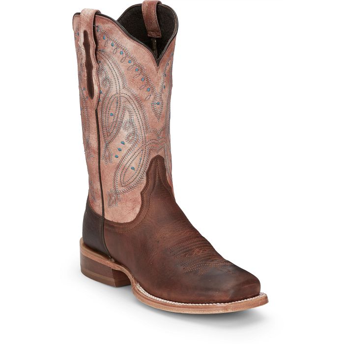 Tony Lama Women's Gabriella Brown Cowhide Western Boot