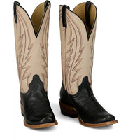 Tony Lama Women's Hallie Western Boot in Midnight Cowhide