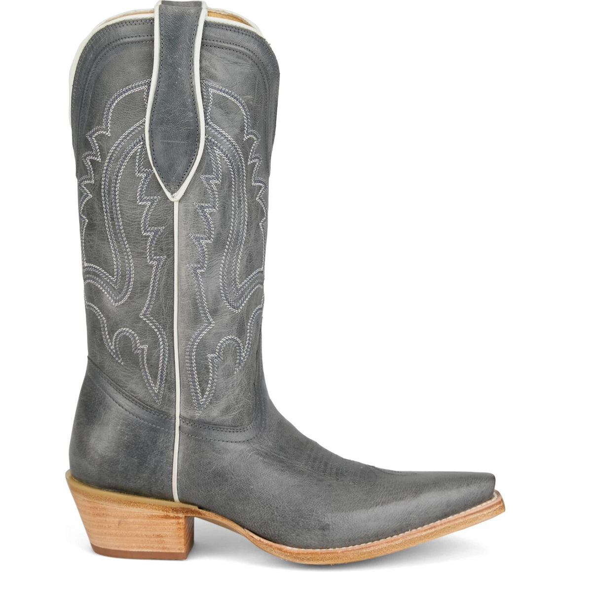 Tony Lama Women's Val 12" Western Boot in Graphite Goat