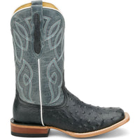 Tony Lama Women's Cheyenne Ostrich Western Boot in Grey