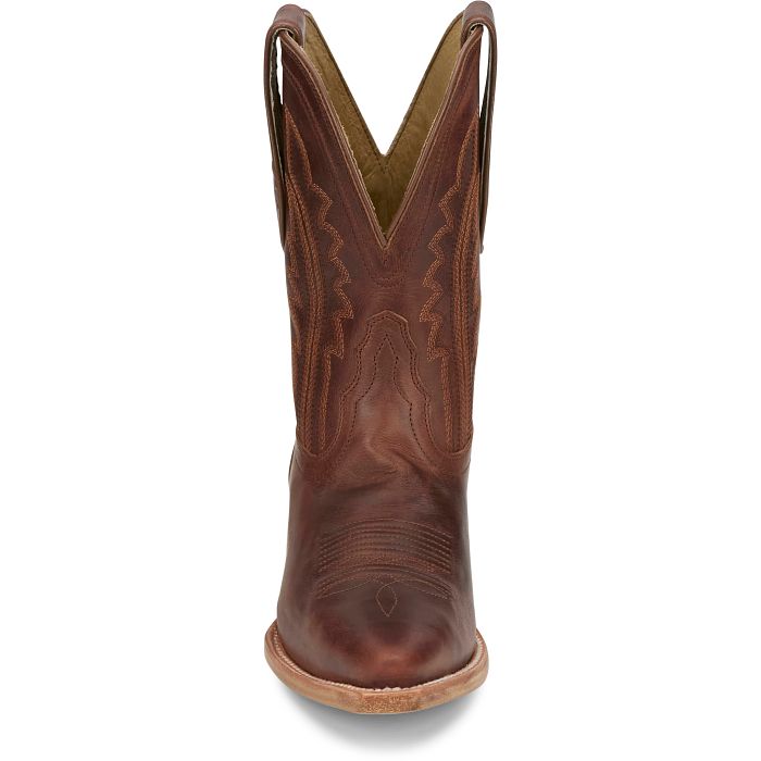 Tony Lama Women's Areli Western Bootie in Cognac Goat