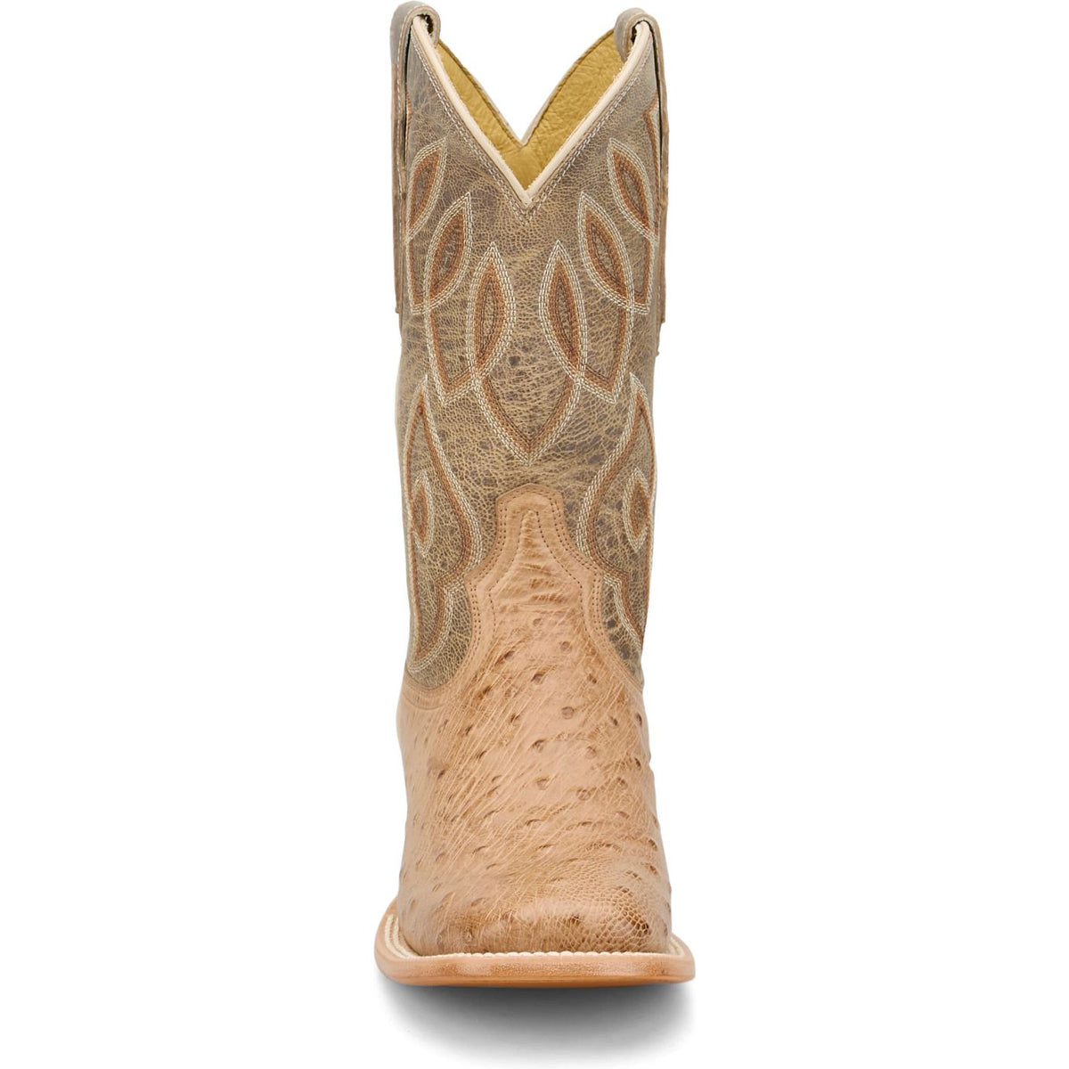 Tony Lama Women's Cheyenne Ostrich Western Boot in Tan
