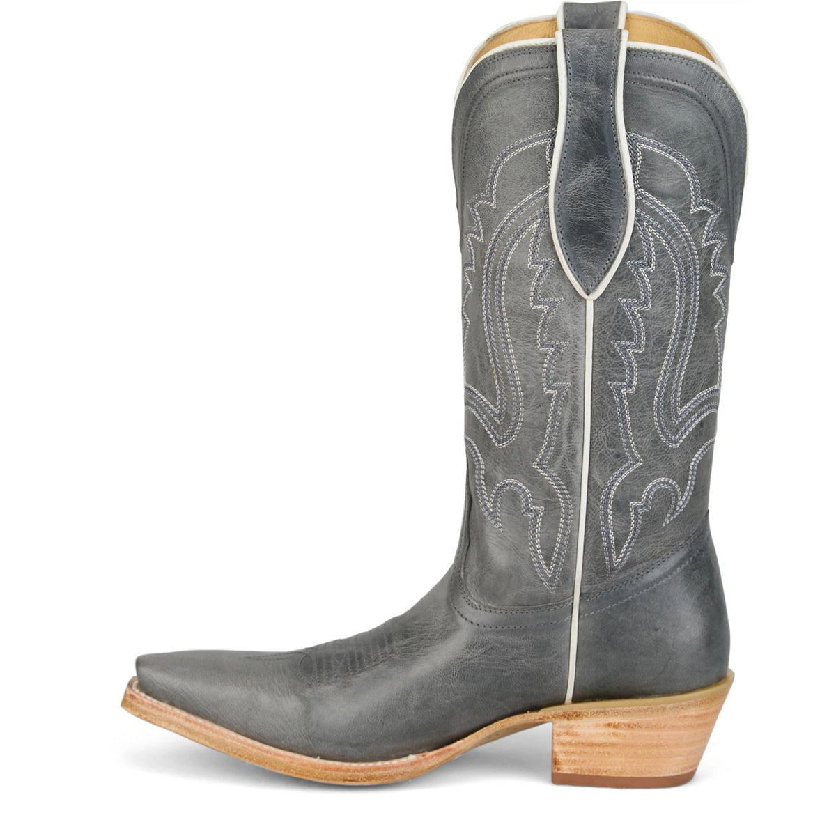 Tony Lama Women's Val 12" Western Boot in Graphite Goat
