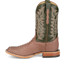 Tony Lama Men's Mario Python Boot in Brown