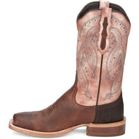 Tony Lama Women's Gabriella Brown Cowhide Western Boot