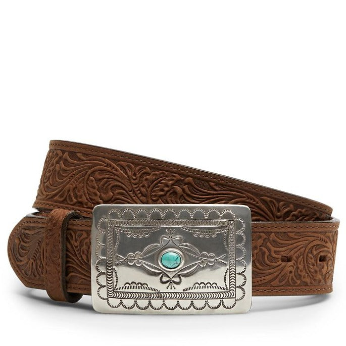 Tony Lama Women's Aged Bark Navajo Spirit Belt