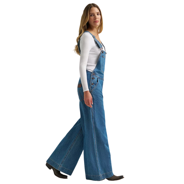 Women's Wrangler Retro® Bailey Wide Leg Overalls in Denver