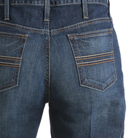 Cinch Men's Silver Label Slim Fit Jean- 006 Performance Dark Stone