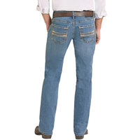 Rock & Roll Denim Men's Pistol Straight Leg Bootcut Jeans in Light Wash