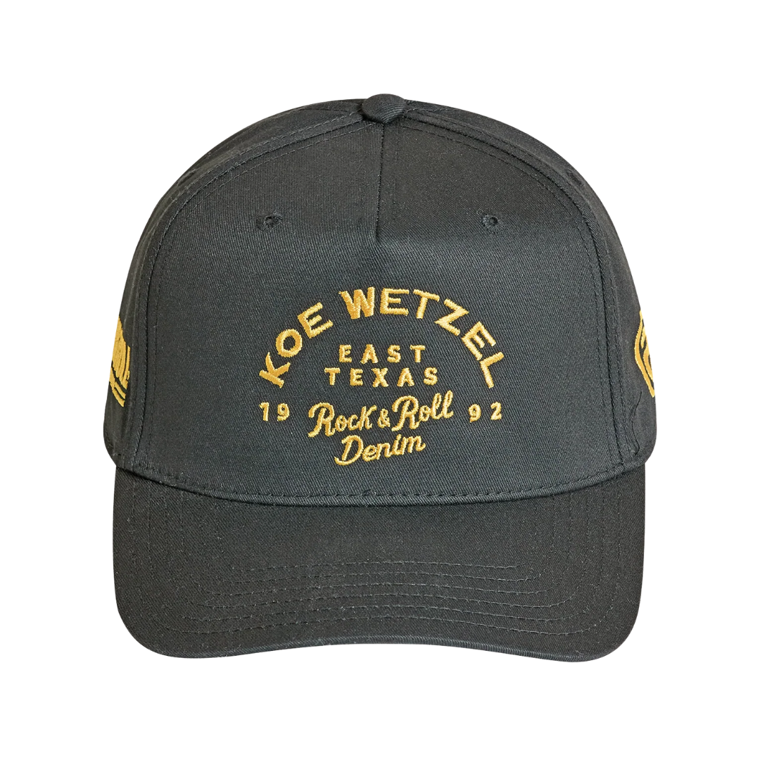 Rock & Roll Denim Koe Wetzel East Texas Hat in Black