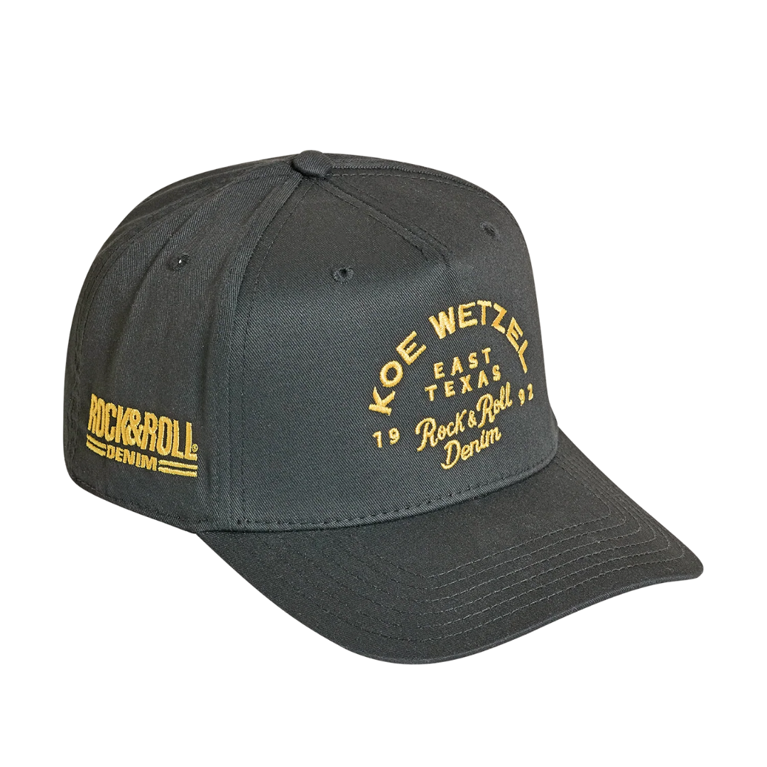 Rock & Roll Denim Koe Wetzel East Texas Hat in Black