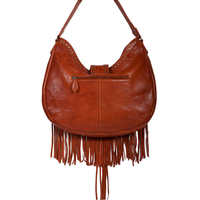 Scully Leather Fringe and Studded Handbag