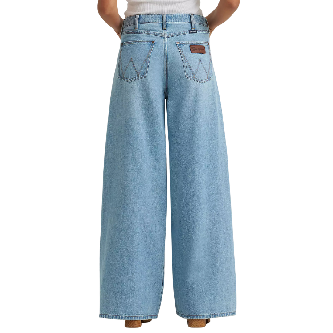 Wrangler Retro Women's Bailey High Rise Wide Leg Pieced Jean