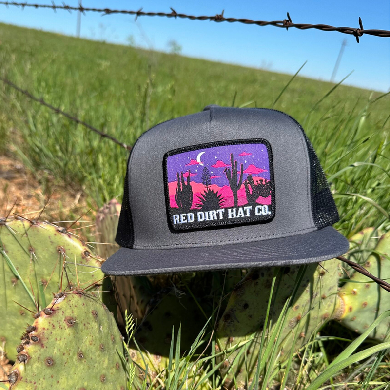 Red Dirt Hat Co. "Nightfall" Hat in Charcoal/Black