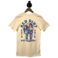 Red Dirt Hat Co. "Lasso & Lace" Graphic T-Shirt in Cream