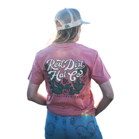 Red Dirt Hat Co. "Prickly Pear" Graphic T-Shirt in Dusty Rose
