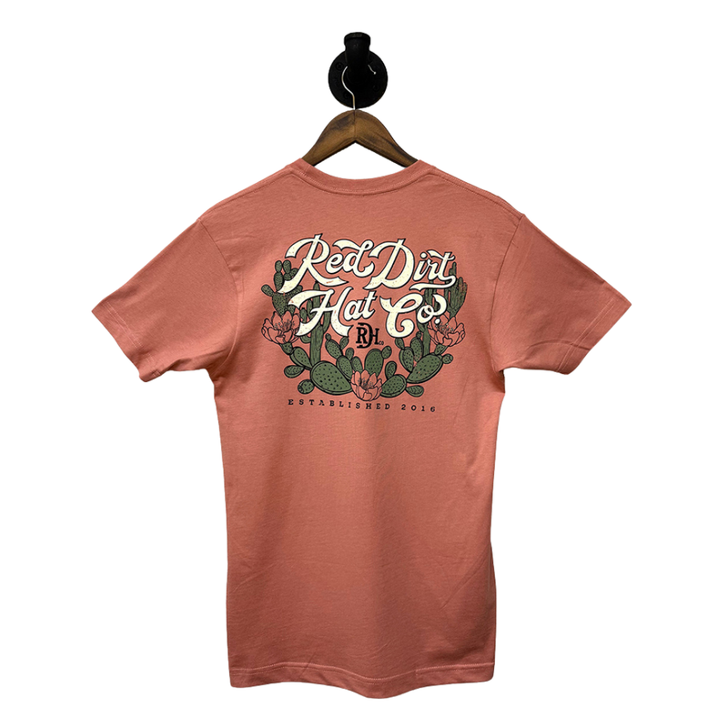 Red Dirt Hat Co. "Prickly Pear" Graphic T-Shirt in Dusty Rose