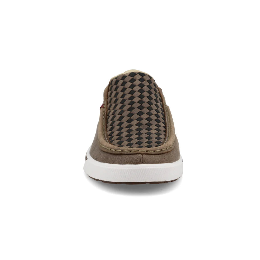 Twisted X Women's Slip-On Kicks in Taupe Grey & Black