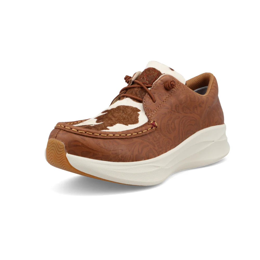 Twisted X Women's Feather X in Cowhide Multi & Brown Patina