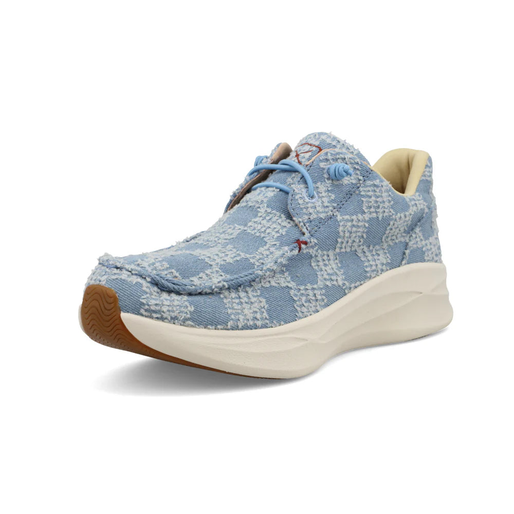 Twisted X Women's Feather X in Denim & Distressed Denim